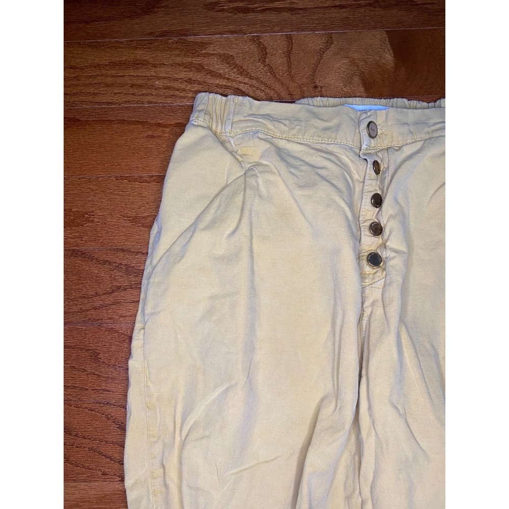 Zara Light Brown Cargo Pants with‎ Linen Size 6 - Picture 8 of 14